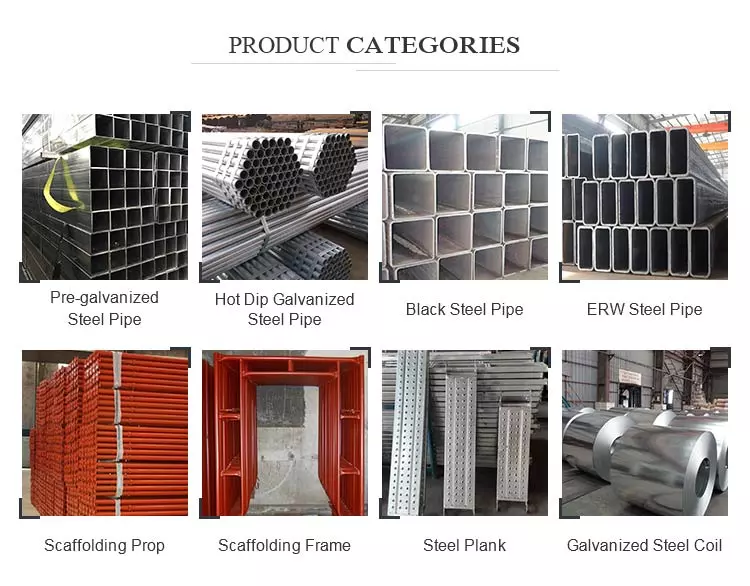 Z120 gi pipe gi hollow steel tube
